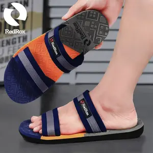 REDROX Sandal Pria Selop Slop Slide DAILY COLOR ACTIVITY ASIAN Karet Antislip Kekinian - ZORO 02   Sendal