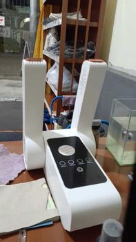 Product Review of Pengering Sepatu Digital Cerdas dengan Pengatur Waktu dan Cahaya Ungu - 220V [Biru Putih] from c**g 0