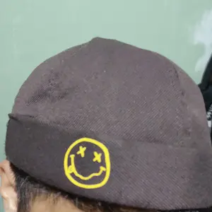 Topi Miki Hat / Topi Peci Logo Smiley Nirvana Model Logo Terbaru Miki Hat PREMIUM songkok hitam Kopiah Pria Dewasa Motif Muslim Putih