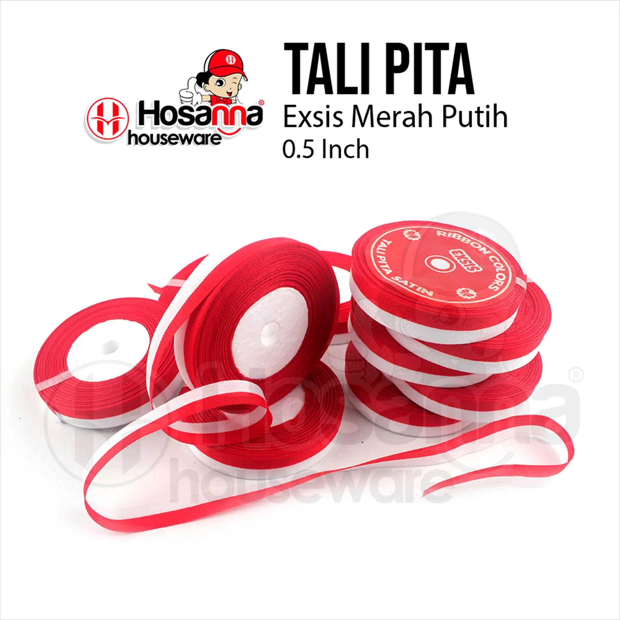 Pita Kain Merah Putih / Pita Hiasan Kemerdekaan
