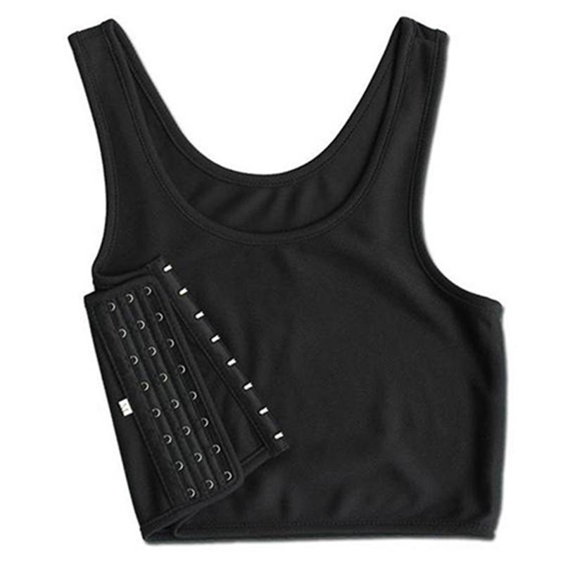 Áo Nịt Ngực Tập Thể Dục Cho Bé Gái, Áo Nịt Ngực Ngắn Hợp Thời Trang, Bralette Đồng Tính Nữ Mới Lạ, Màu Trơn, Áo Nịt Ngực Đồng Tính Nữ Thời Trang, Áo Vest Ngực Co Giãn 7