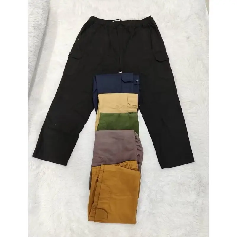 Cargo 3XL-10XL Slack Pants Extra Plus Size Besar Seluar Slack  Plain Unisex Lelaki Wanita Unisex