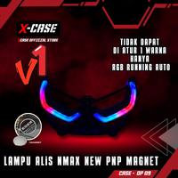 Gambar X-Case Lampu Alis Depan Nmax New Drl Lazy Rgb Mode Magnet Plug And Play DP 09 - V2 - RGB 1 Warna dari Xcase Indonesia Kota Administrasi Jakarta Barat 3 Tokopedia