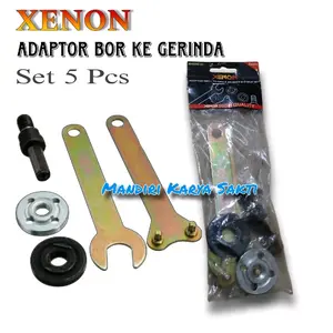 XENON | Adaptor Mesin Bor Ke Mesin Gerinda | Konektor Arbor Converter Bor