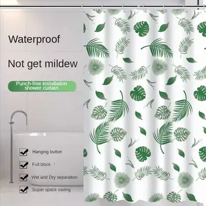 H888 - TIRAI KAMAR MANDI ANTI AIR UKURAN 180X180CM | TIRAI BATHROOM SHOWER | BAHAN PEVA TEBAL