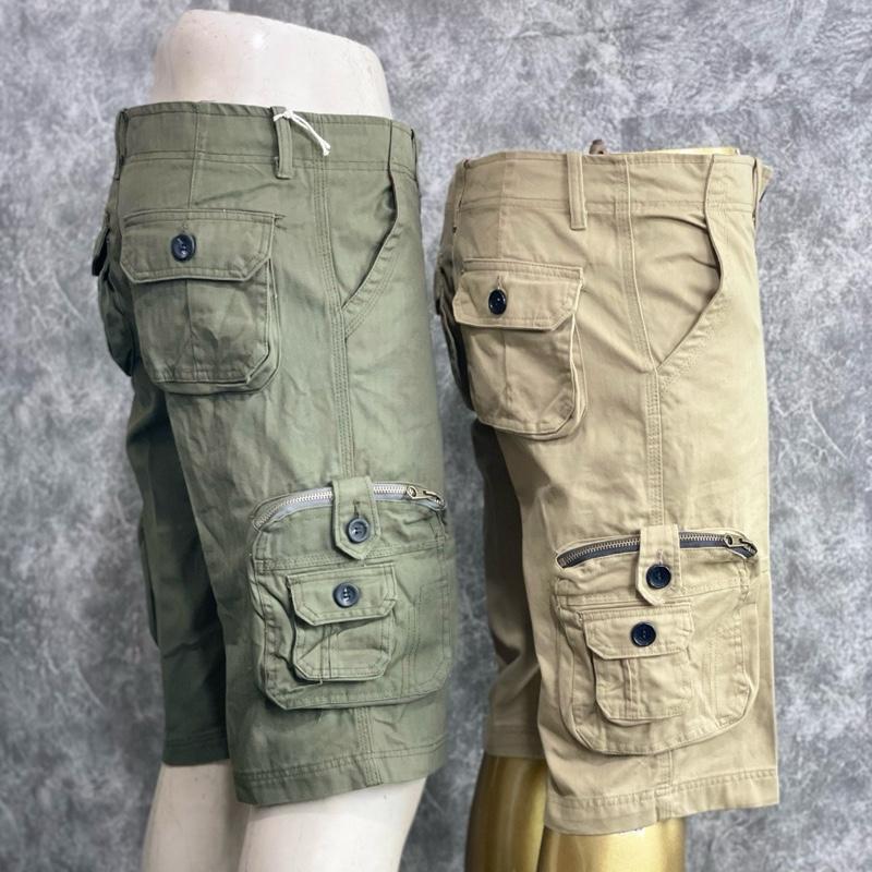 Combo 2 Quần Short Kaki Nam Túi Hộp