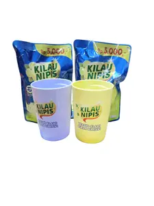 2 pcs Kilau Nipis 5000 AN 210 ml GRATIS 2 GELAS minum, Sabun Cuci Piring Murah