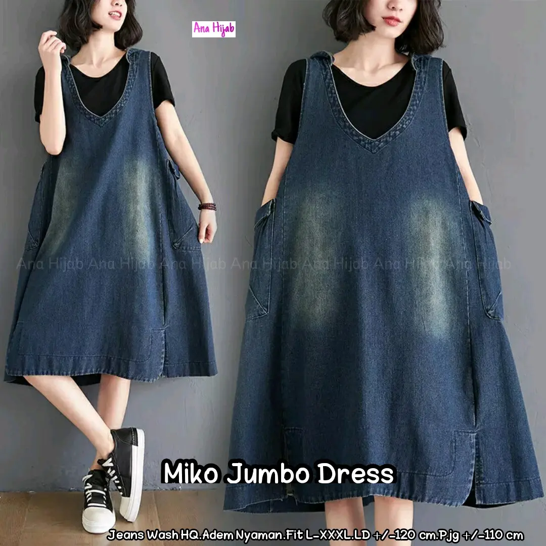 Miko Overall Jumbo Dress Jeans LD 120 cm by Ana