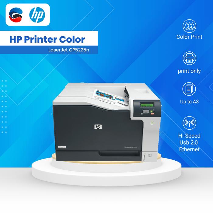Gambar HP Printer Color LaserJet CP5225N CP 5225 N USB A3 [CE711A] dari GROSIRIA.ID Kota Surabaya Tokopedia