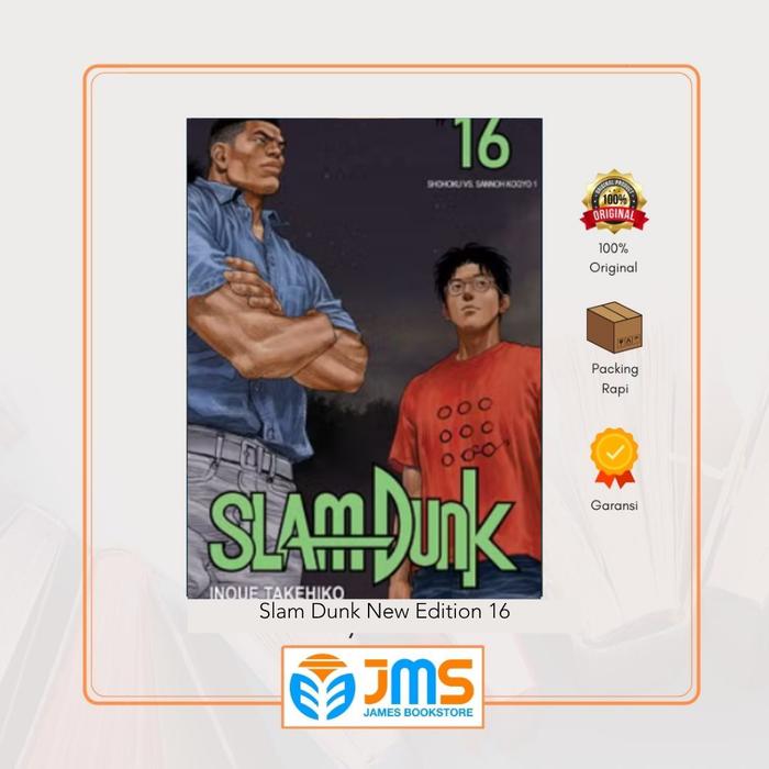 Gambar Komik Manga Anime Slam Dunk New Edition 16 dari JAMES Bookstore Official Kota Administrasi Jakarta Pusat Tokopedia