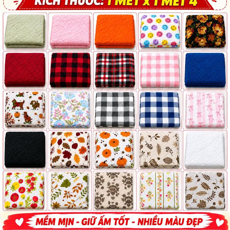 chăn lông tuyết 1m x 1,5m.