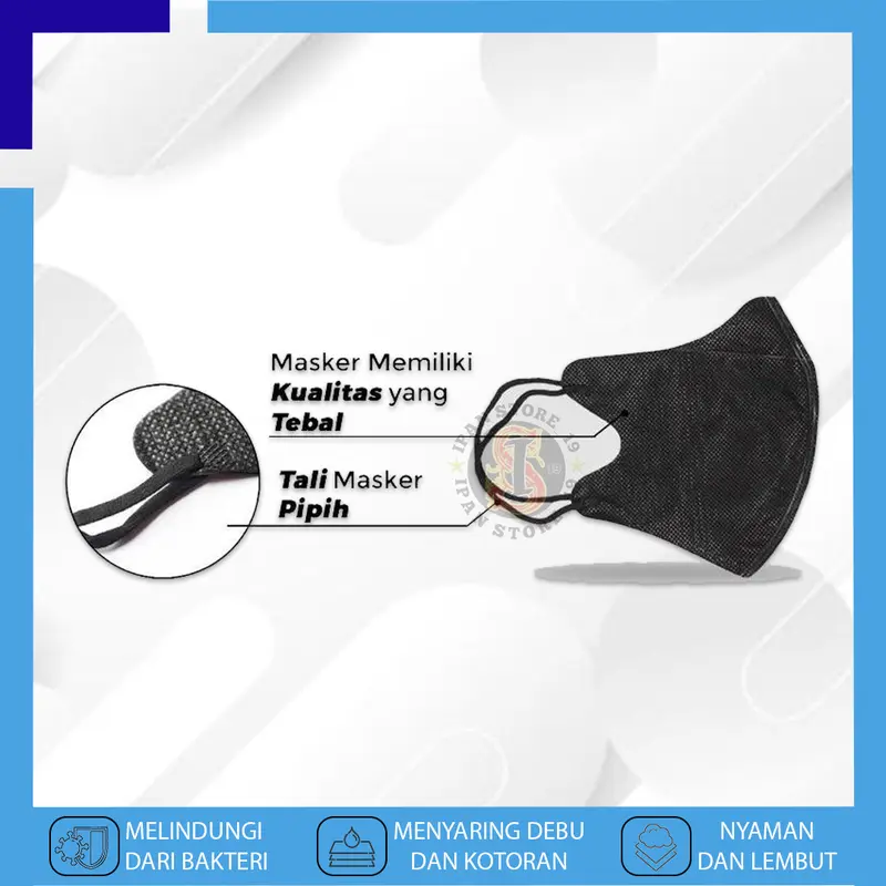 Masker Duckbill 50 Pcs WARNA WARNI MIX 3 PLY Murah Original Mask Masker Medis Duckbil 3PLY PREMIUM 1