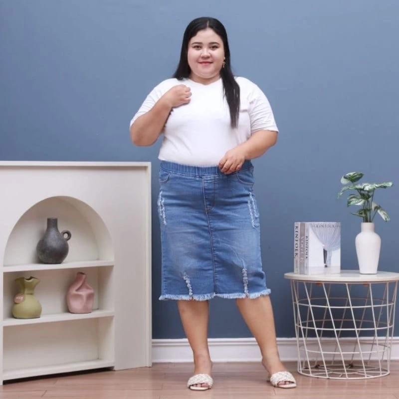 Product Introduction of Rok jeans pendek wanita // rok jeans mini rawis // rok jeans wanita whisker // rok jeans wanita kekinian // rok jeans jumbo //rok jeans pinggang karet 29