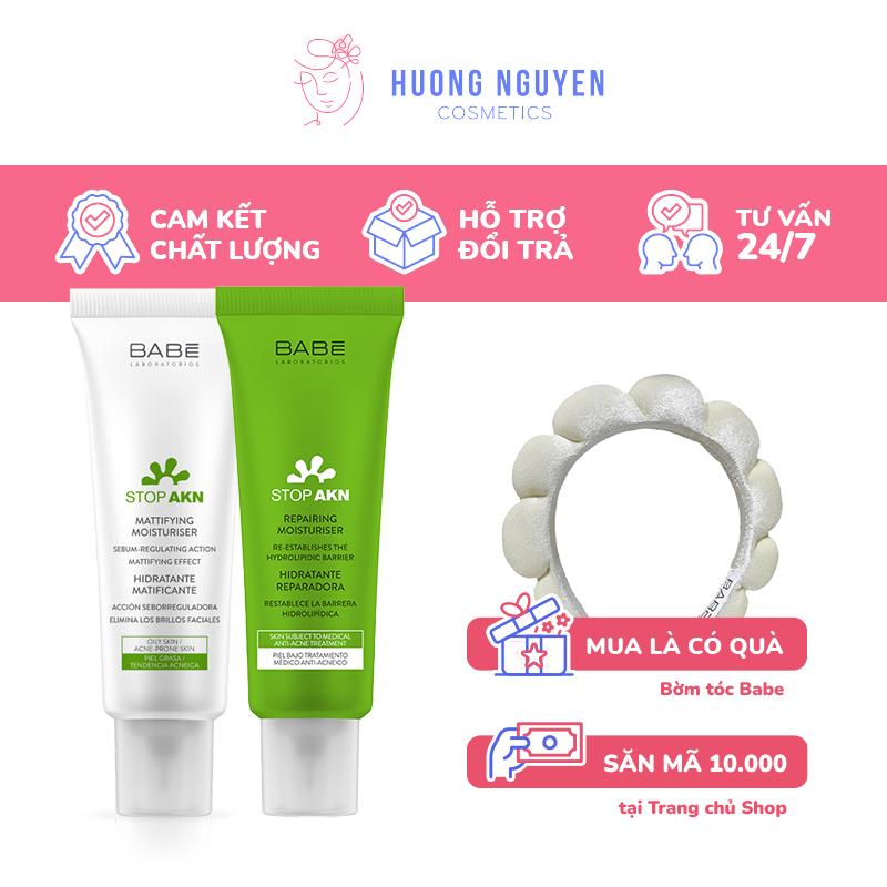 Kem Dưỡng Ẩm Babe Stop AKN Moisturiser 50ml Cho Da Dầu & Dầu Mụn