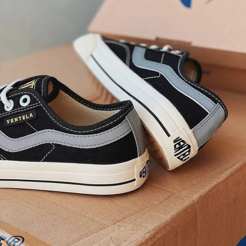 Sepatu Pria Wanita New Public Low Black Natural Produk Lokal Original Bergaransi Siap Kirim [READY STOCK] 5