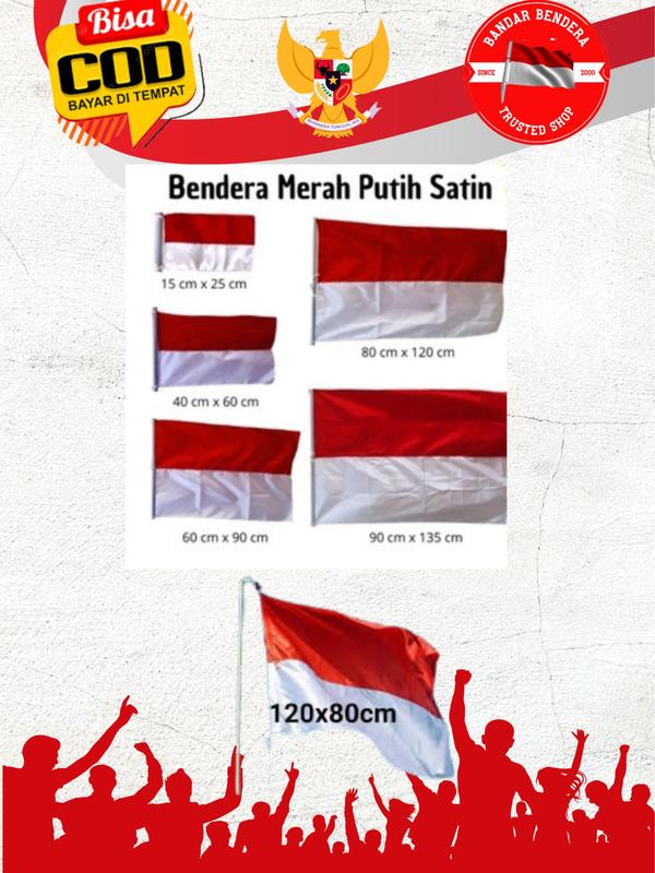 BENDERA 115 CM MURAH /BENDERA MERAH PUTIH 0