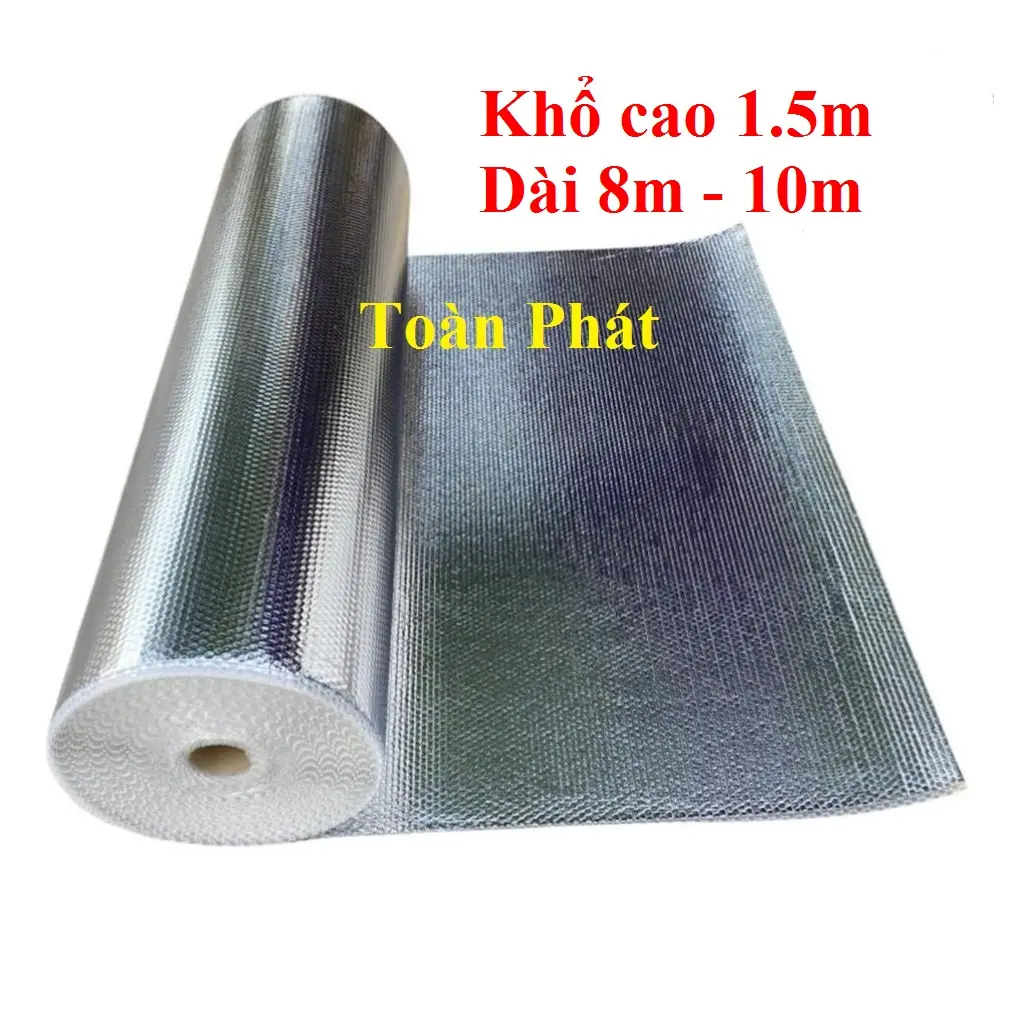 ( Khổ cao 1.5m x Dài 8m -10m ) Cuộn cách nhiệt chống nóng mái nhà mái tôn chất lượng