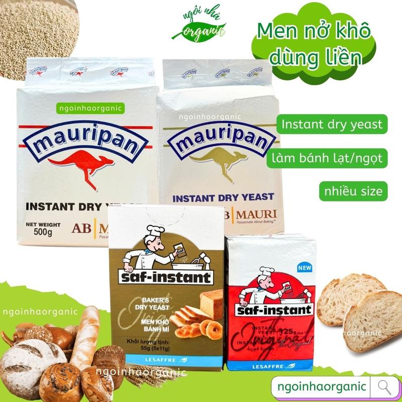 Men nở khô Mauripan Saf-instant làm bánh mì bánh bò bánh bao - Instant Dry Yeast