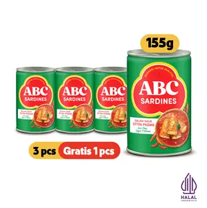 ABC Sarden Saus Extra Pedas 155 g - Buy 3 Get 1 pcs Free