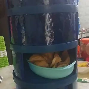 Yoi - Rak Tudung Saji Food Cover Multi Layers Penutup Makanan / Melindungi Makanan Dari Debu Dan Kuman / Rak Penyimpanan Makanan 4 Susun