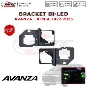 Bracket Retrofit Double BILED Projector 2.5inch Toyota Avanza Daihatsu Xenia 2022 2025 Tebal 2mm