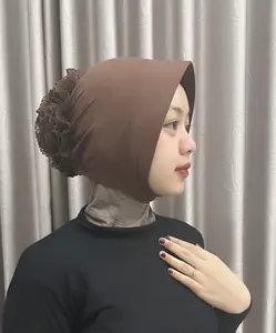 CIPUT PET MARSHA CEPOL premium by Isya Hijab rayon - pet tegak nyaman untuk wanita aktif- kerudung, hitam, instan, dewasa, katun