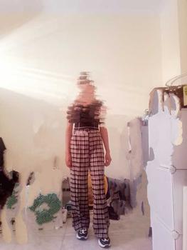 Product Review of Celana Tartan Wanita Panjang Kulot Kotak-Kotak Casual Kancing Depan 1099 from M**e 1
