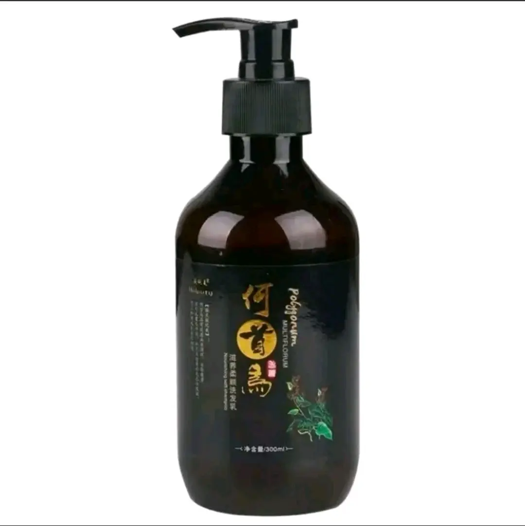 Shampoo Penghitam Rambut Uban Ampuh Shampo Black Herbal Natural Polygonum Multiflorum Hair 300ml Conditioner Haircare