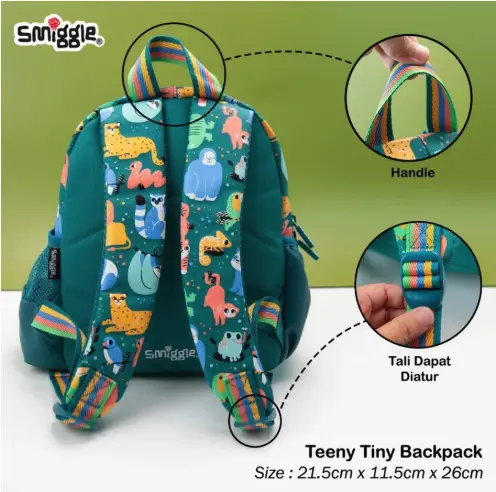 Ransel Full Tag paud/toddler teeny tiny original import SMBT Anak Ransel Full Tag paud/toddler teeny tiny original import SMBT Anak