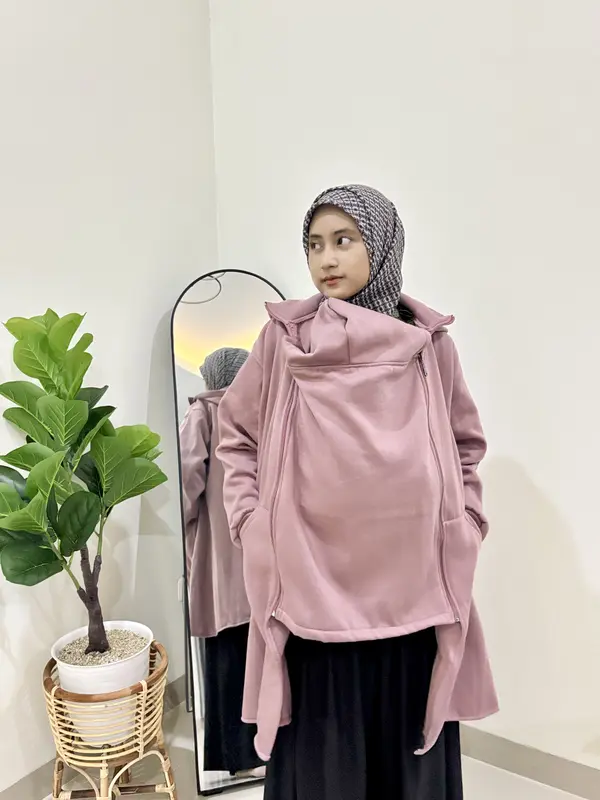 Blanket Parka Ibu dan Anak 2in1 Nouraku | Selimut Bayi dan ibu / Jaket Bayi / Blanket Ibu dan Bayi 5