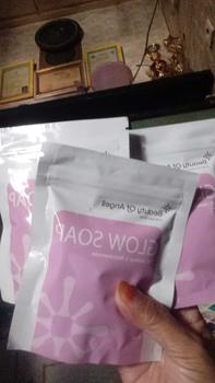 Product Review of Glow Soap With Retinol & Niacinamide By Dr Richard Lee sabun pencerah wajah dan badan untuk memudarkan flek hitam kerutan jerawat dan mencegah penuaan dini BPOM Perawatan Tubuh Mencerahkan Wangi from H**a S**m 0