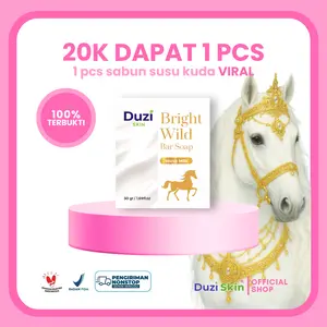 Duzi Skin - Sabun Susu Kuda - Bright Wild Bar Soap Horse Milk 1 PCS