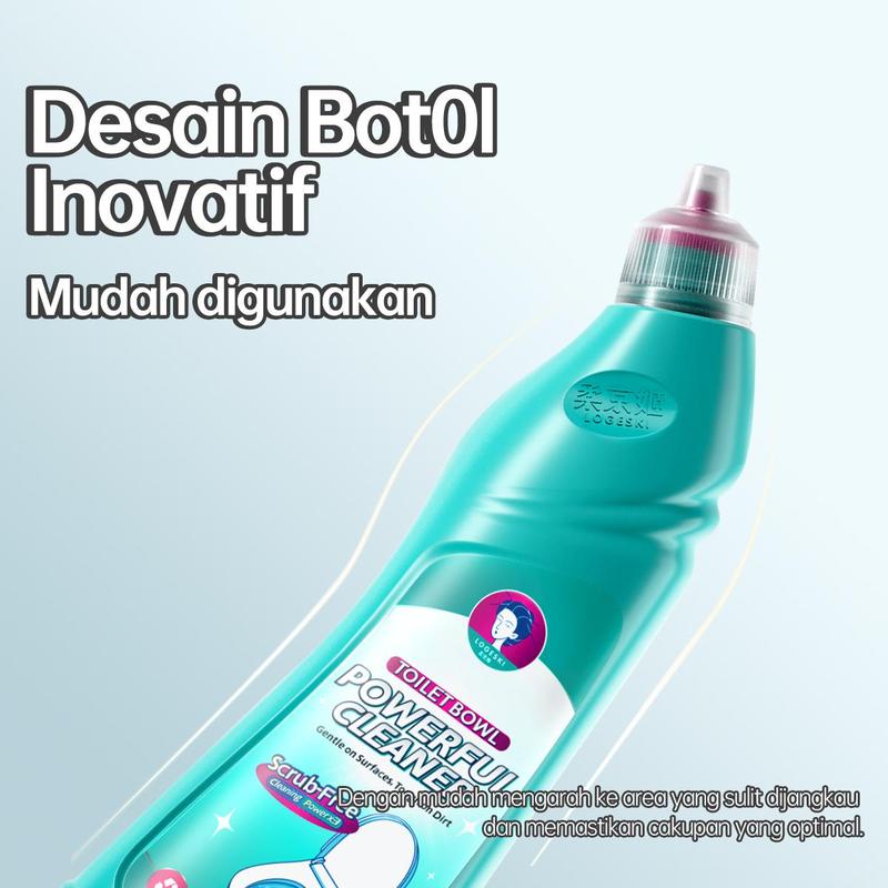 【inemjogja X Logeski】Logeski pembersih kerak wc Toilet Bowl Cleaner memiliki daya pembersihan yang tinggi. Tidak perlu menggosok dengan keras. Membersihkan toilet, mendisinfeksi dan membersihkan 99,9% 3