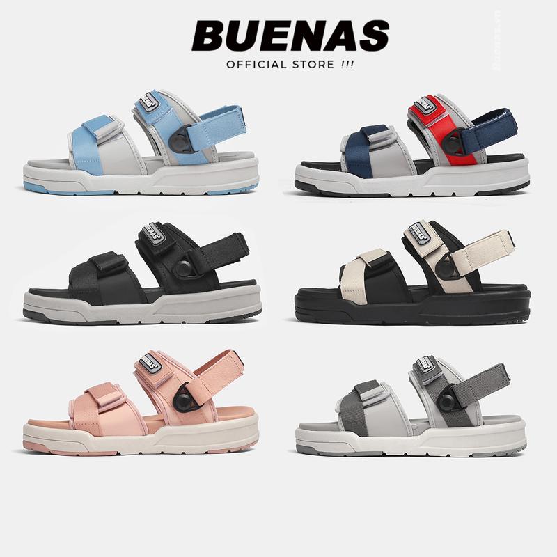 [QUAI HẬU XOAY] Giày sandal Buenas REVO 7943 - dép quai hậu nam nữ unisex đi học quai ngang thời trang