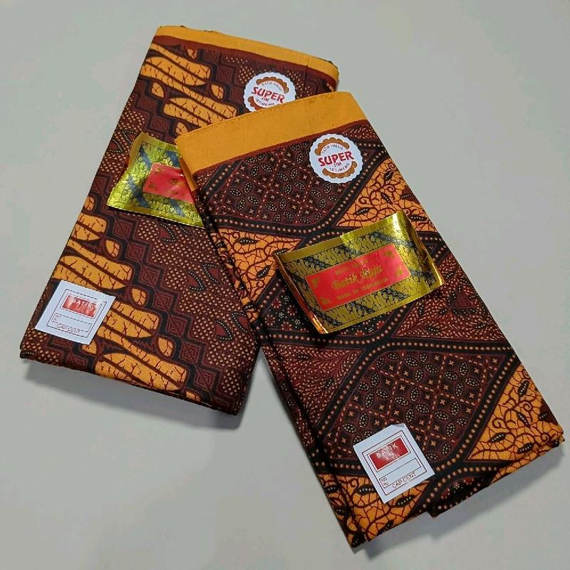 paket hemat isi 2pcs kain jarik panjang batik ibu melahirkan,bawahan kebaya,bedong bayi,persalinan,batik asli pekalongan Kemeja 1
