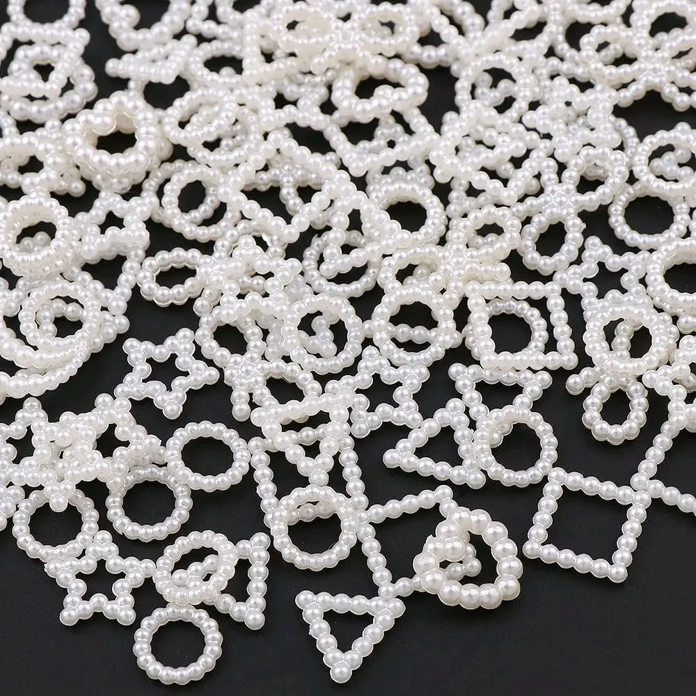 20gr Manik Mote Pearl Mix Berbagai Bentuk BW Beads Craft Diy Aksesoris