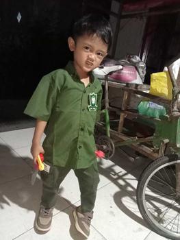 Product Review of Army Kemeja Polos Couple Ayah dan Anak Lengan Pendek Kemeja Pria Dewasa Dan Anak Laki Laki Warna HIJAU ARMY Fashion Baju Katun Panjang Santai Navy Hitam Keluarga Putih from f**a 0