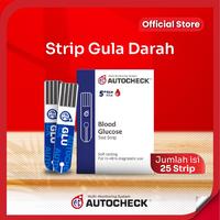 Gambar Strip Autocheck Gula Darah Isi 25 Pcs l Strip Glucose Refill dari Spirit Medical Kota Administrasi Jakarta Utara 1 Tokopedia