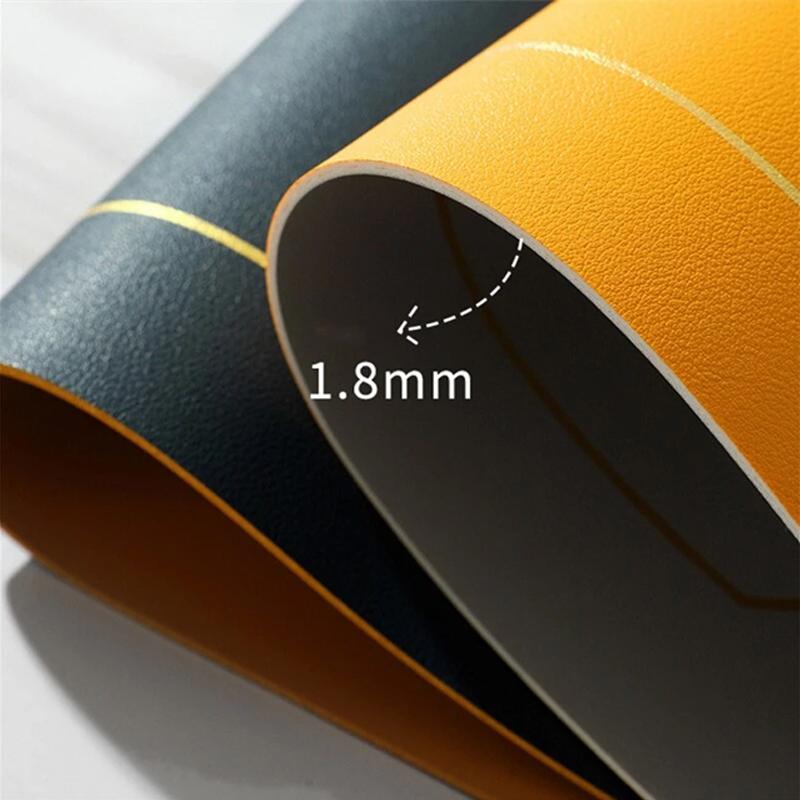 BB Placemat 2 Sisi Tatakan Meja Alas Piring Oval Kulit Leather 2 tone warna Anti Panas 1