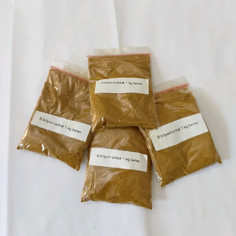 paket hemat 1kg dan 500gr beras bumbu kebuli, mandhi, kabsah, briyani, bukhori dan kabsah plus beras basmati 1kg dan 500gr 3