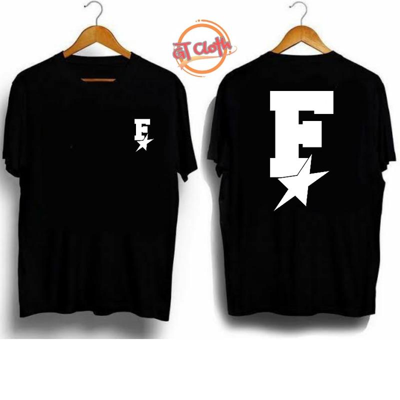 Product Introduction of LOGO Inisial Nama Huruf F Star Baju Kaos Distro Premium Unisex Combed30s 2
