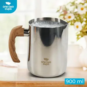 Gelas Milk Jug Latte Art Stainless Steel with Scale - LS9
