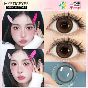 Mysticeyes Softlens SORAYAMA Gray Normal Softlens 14.0mm Free Lens Case