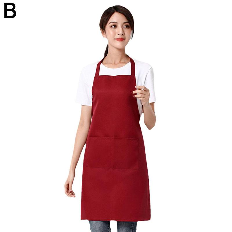 Product Introduction of Apron Kalis Air, Leher Halter, Sesuai untuk Kedai Kopi, Fesyen, Apron Keseluruhan Dewasa, Sesuai untuk Dapur, W2H9 30