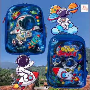 [Adima] TAS SEKOLAH RANSEL ANAK LED TIMBUL 3D KARAKTER PORORO UNTUK ...