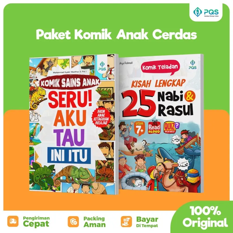 Komik sains anak SERU + Komik 25 nabi