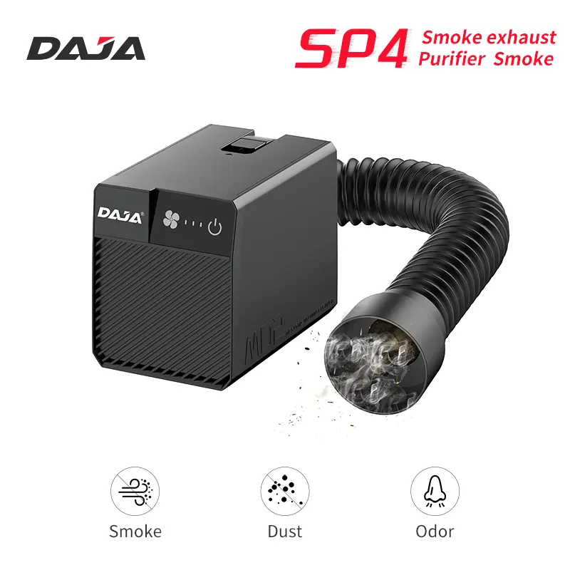 Engraving will be smoker, laser engraving machine, supporting facilities, smoke purifier, portable with filter