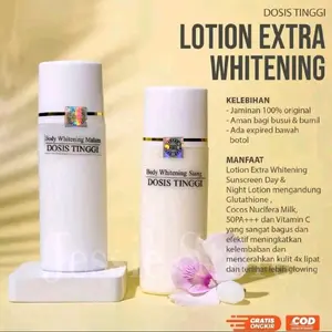 Handbody whitening pemutih 3x lebih ektra cerah alami