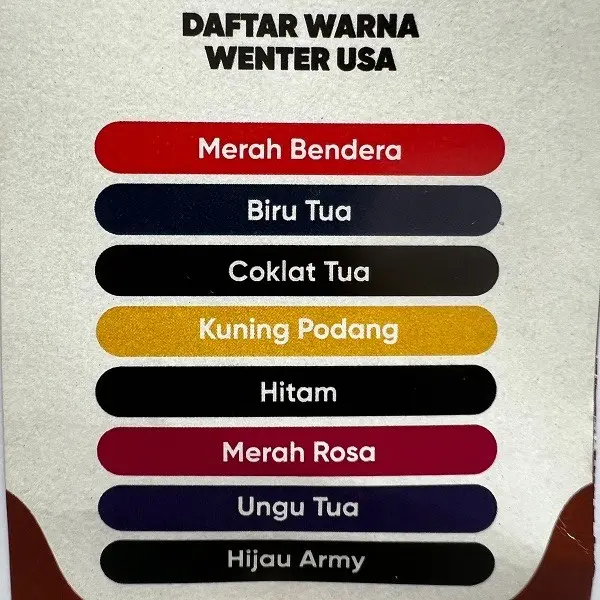 Wantex Super USA Pewarna Jeans Pakaian  Tie Dye Baju Sumbo Sumba Kain Wantek Jumputan Ikat Celup Wentek Wanter Serbuk Coloring Jumput Iket Hitam Merah Biru Tua Dongker Jean Jeans Sepatu Jaket Sweater Bahan Kelir 3