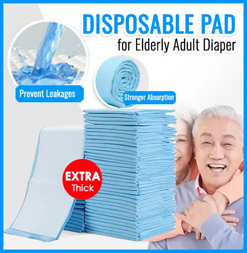 【Extra Thicker】Super Absorbency Disposable Underpads, Leakproof Quick Drying, Baby Puppy & Adults Bed Pads Disposable